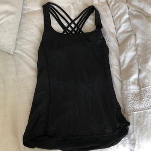 lululemon black workout tank